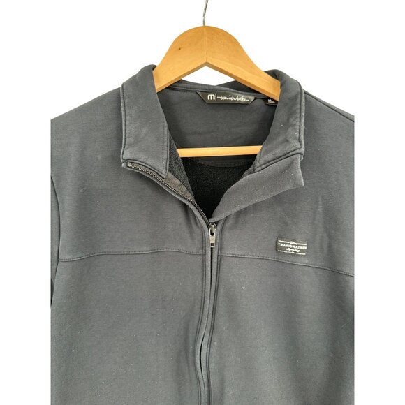 Travis Mathew Zip Fleece Lined Top Mens M Outdoors Normcore Cozycore Classic - Picture 12 of 14